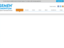 Tablet Screenshot of egemenaluminyum.com